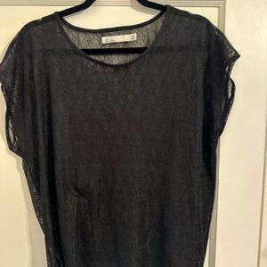 Elegant Black Lace Blouse